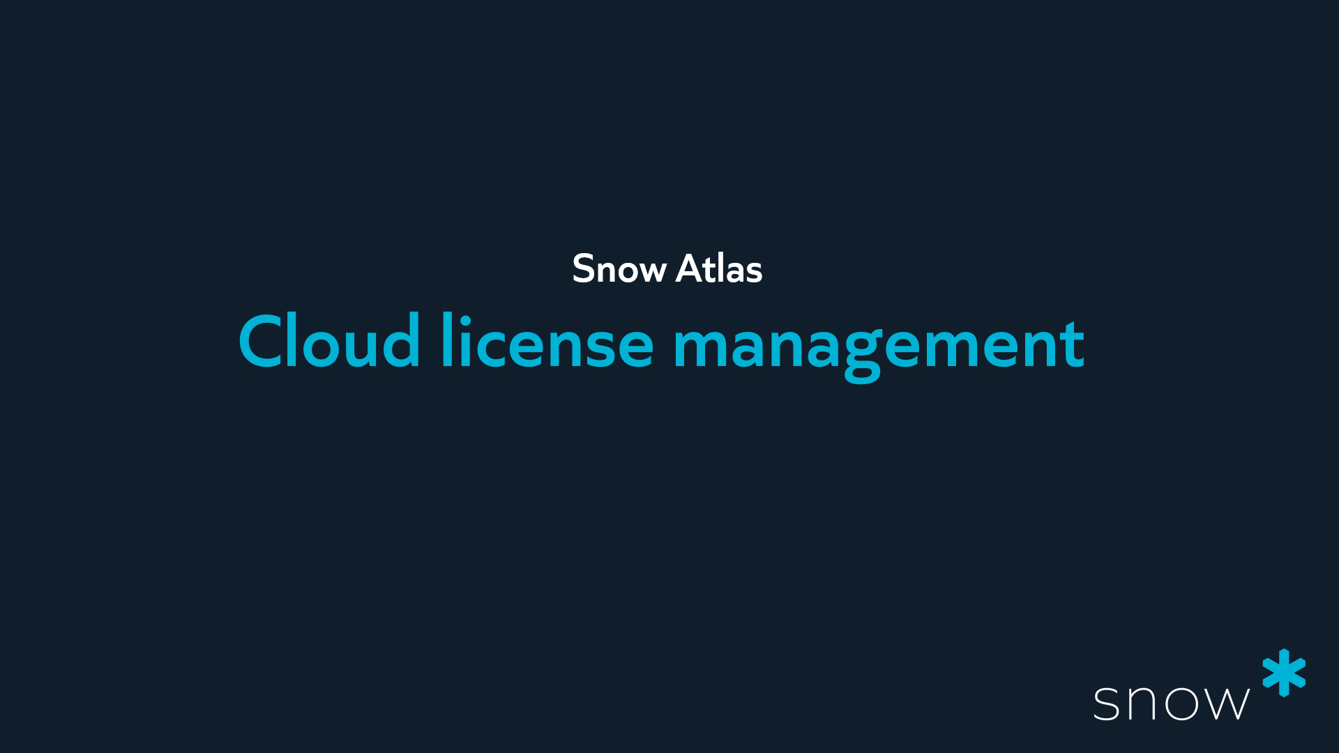 Cloud license management