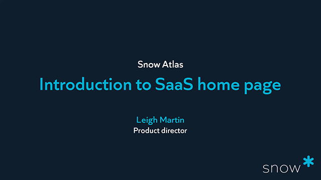 Introduction to SaaS home page