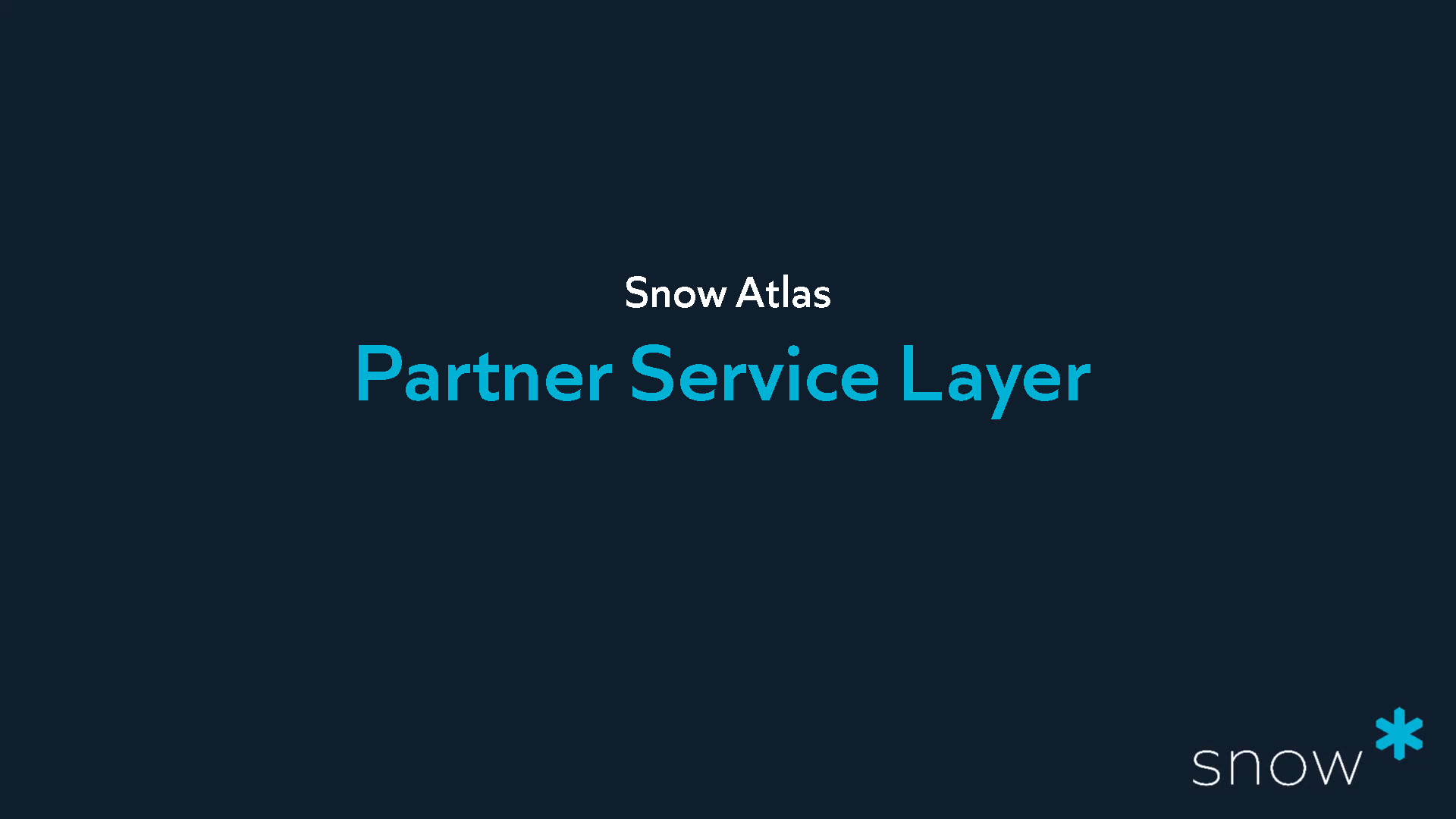 Introduction to the Partner Service Layer